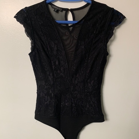 ❌sold❌ dynamite lace and mesh bodysuit size xs - Picture 1 of 1